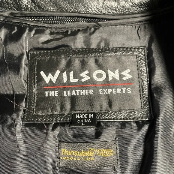 Wilson Black Leather Women’s 3/4 Coat - Picture 3 of 3